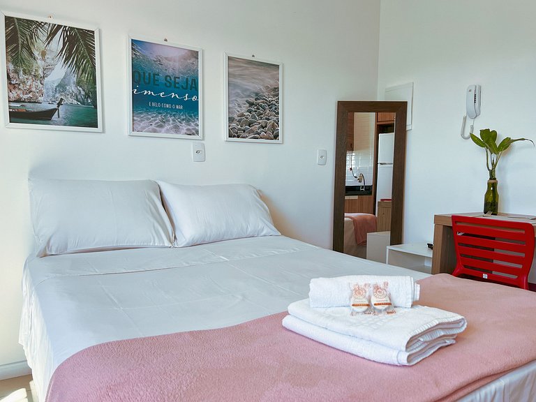 Studio térreo a 3 min da UFSC - PM01