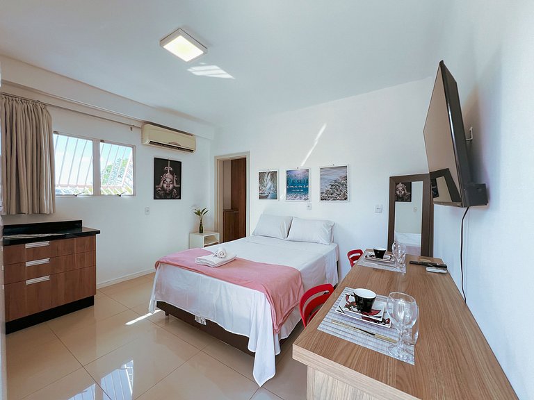 Studio térreo a 3 min da UFSC - PM01