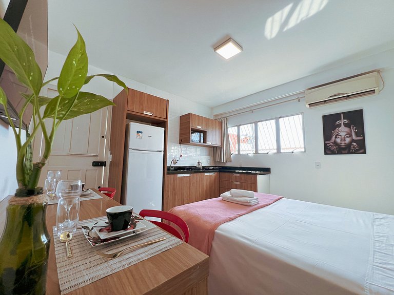 Studio térreo a 3 min da UFSC - PM01